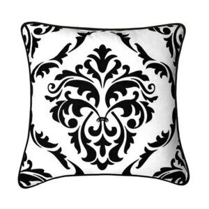 Millano White/Black Decorative Cushion